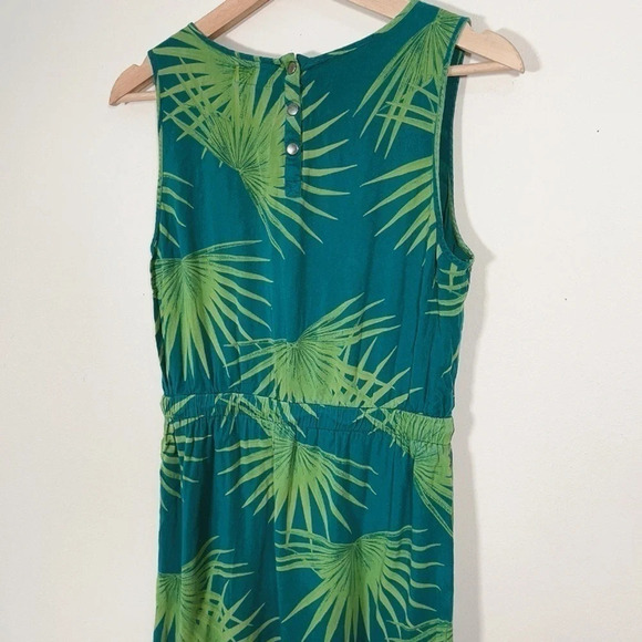 NUMPH | BOHO PALM LEAF SLEEVELESS DRESS - Picture 5 of 10